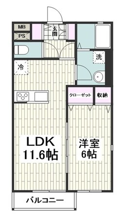 アムール イルヴィラージュの物件間取画像